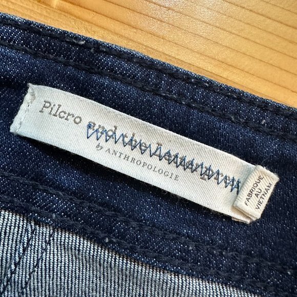 Pilcro and The Letterpress Jeans Women‎ 26x28 Blue Denim Pants High Rise Skinny - Picture 10 of 10